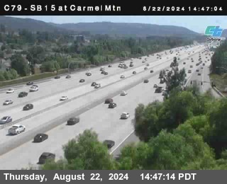 NB 15 at Carmel Mountain Rd.