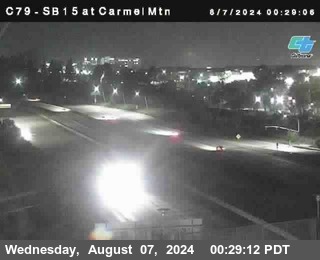 NB 15 at Carmel Mountain Rd.