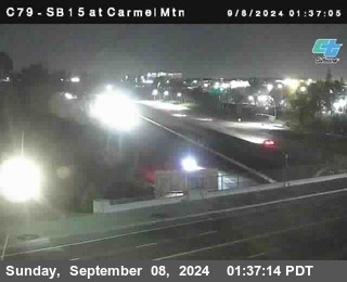 NB 15 at Carmel Mountain Rd.