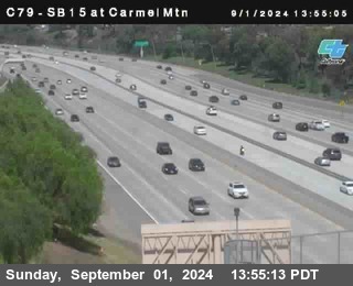 NB 15 at Carmel Mountain Rd.