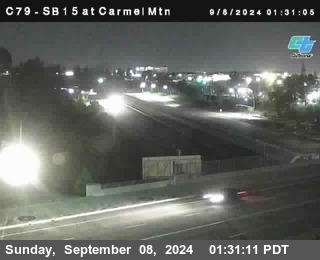 NB 15 at Carmel Mountain Rd.