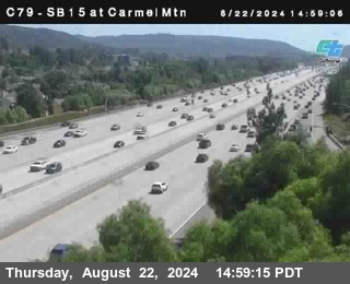 NB 15 at Carmel Mountain Rd.