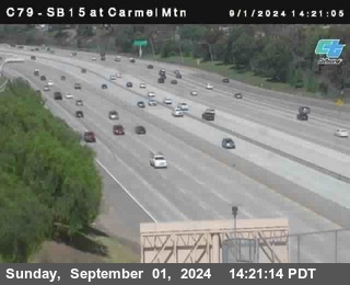 NB 15 at Carmel Mountain Rd.