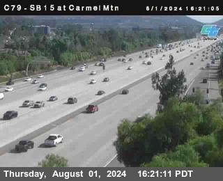 NB 15 at Carmel Mountain Rd.