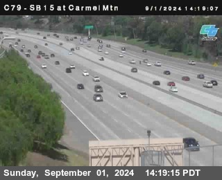 NB 15 at Carmel Mountain Rd.