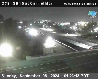 NB 15 at Carmel Mountain Rd.