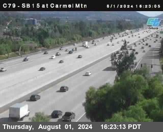 NB 15 at Carmel Mountain Rd.