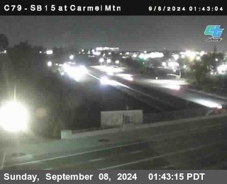 NB 15 at Carmel Mountain Rd.