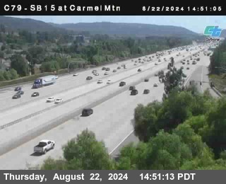 NB 15 at Carmel Mountain Rd.