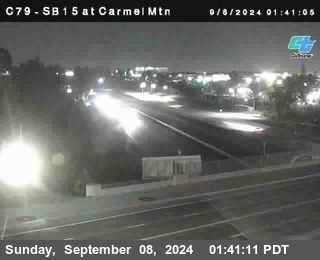 NB 15 at Carmel Mountain Rd.