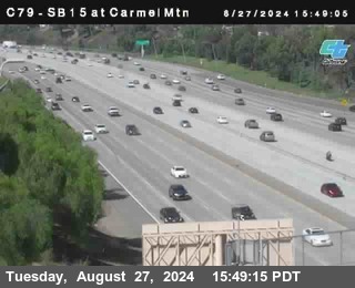 NB 15 at Carmel Mountain Rd.