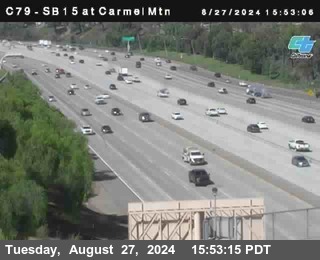 NB 15 at Carmel Mountain Rd.