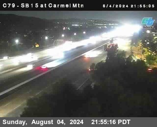 NB 15 at Carmel Mountain Rd.