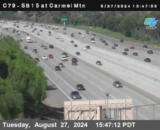 NB 15 at Carmel Mountain Rd.