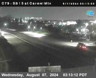 NB 15 at Carmel Mountain Rd.