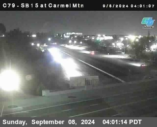 NB 15 at Carmel Mountain Rd.