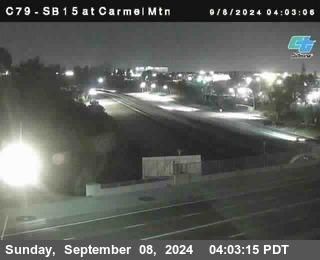 NB 15 at Carmel Mountain Rd.