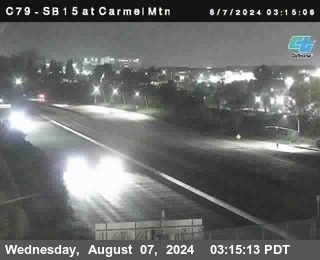 NB 15 at Carmel Mountain Rd.