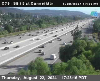 NB 15 at Carmel Mountain Rd.