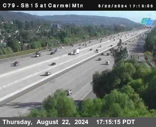 NB 15 at Carmel Mountain Rd.