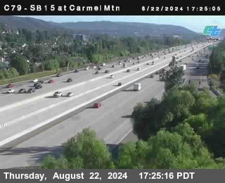 NB 15 at Carmel Mountain Rd.