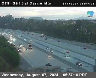 NB 15 at Carmel Mountain Rd.