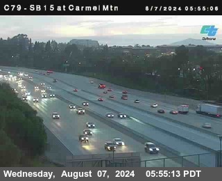 NB 15 at Carmel Mountain Rd.