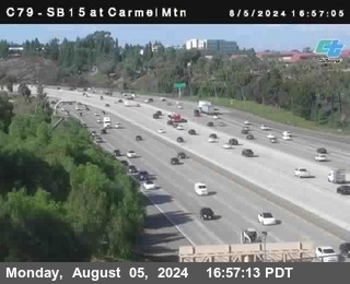 NB 15 at Carmel Mountain Rd.