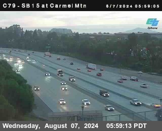 NB 15 at Carmel Mountain Rd.