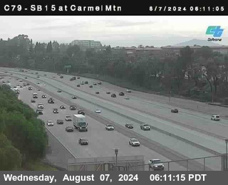 NB 15 at Carmel Mountain Rd.