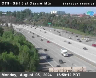 NB 15 at Carmel Mountain Rd.