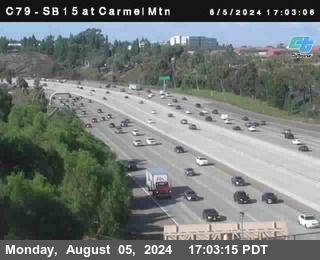 NB 15 at Carmel Mountain Rd.