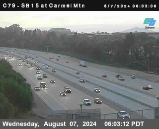 NB 15 at Carmel Mountain Rd.