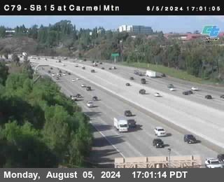 NB 15 at Carmel Mountain Rd.