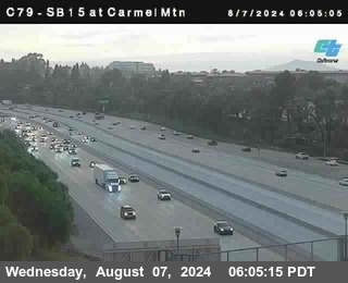 NB 15 at Carmel Mountain Rd.