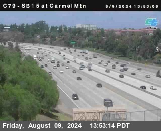 NB 15 at Carmel Mountain Rd.