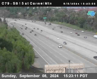 NB 15 at Carmel Mountain Rd.