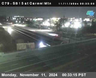 NB 15 at Carmel Mountain Rd.