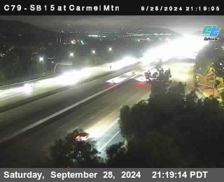 NB 15 at Carmel Mountain Rd.