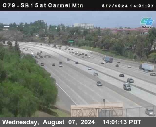 NB 15 at Carmel Mountain Rd.