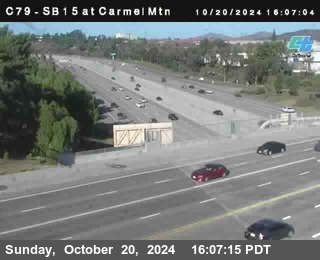 NB 15 at Carmel Mountain Rd.