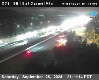 NB 15 at Carmel Mountain Rd.