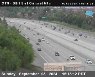 NB 15 at Carmel Mountain Rd.