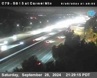 NB 15 at Carmel Mountain Rd.