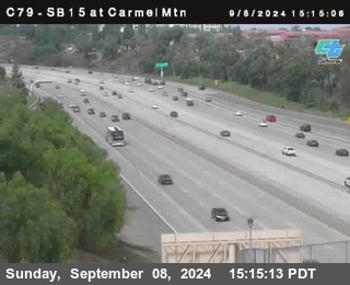 NB 15 at Carmel Mountain Rd.