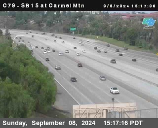 NB 15 at Carmel Mountain Rd.