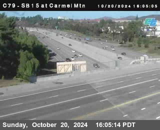 NB 15 at Carmel Mountain Rd.