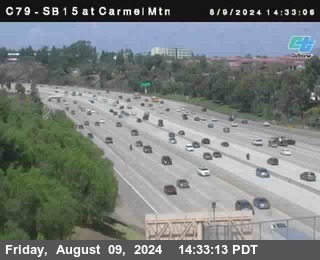 NB 15 at Carmel Mountain Rd.