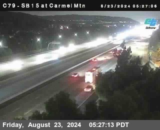 NB 15 at Carmel Mountain Rd.