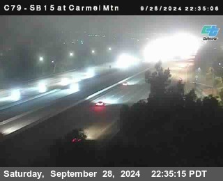 NB 15 at Carmel Mountain Rd.